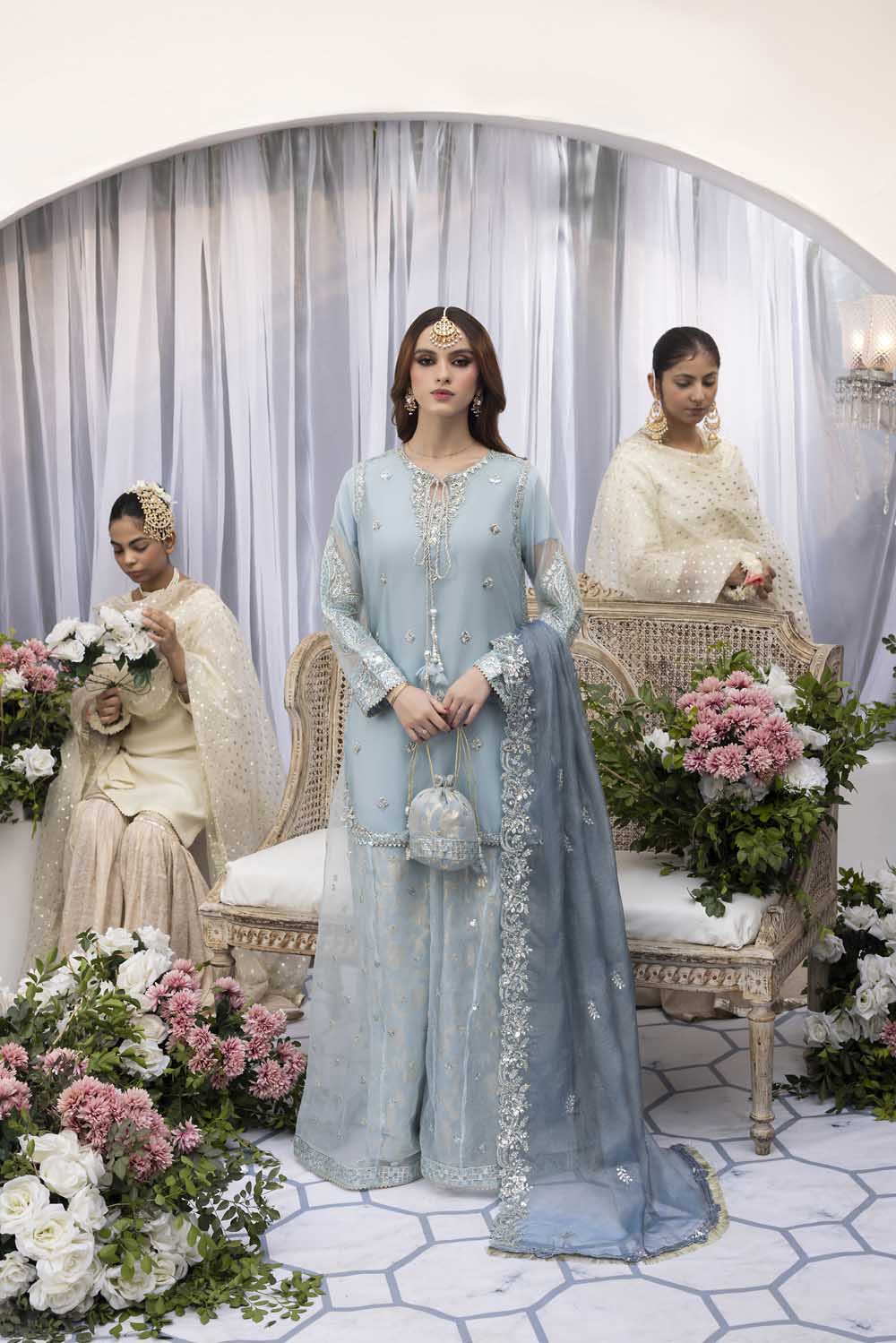 ZR-2569 | BABY BLUE Zahra Rubab