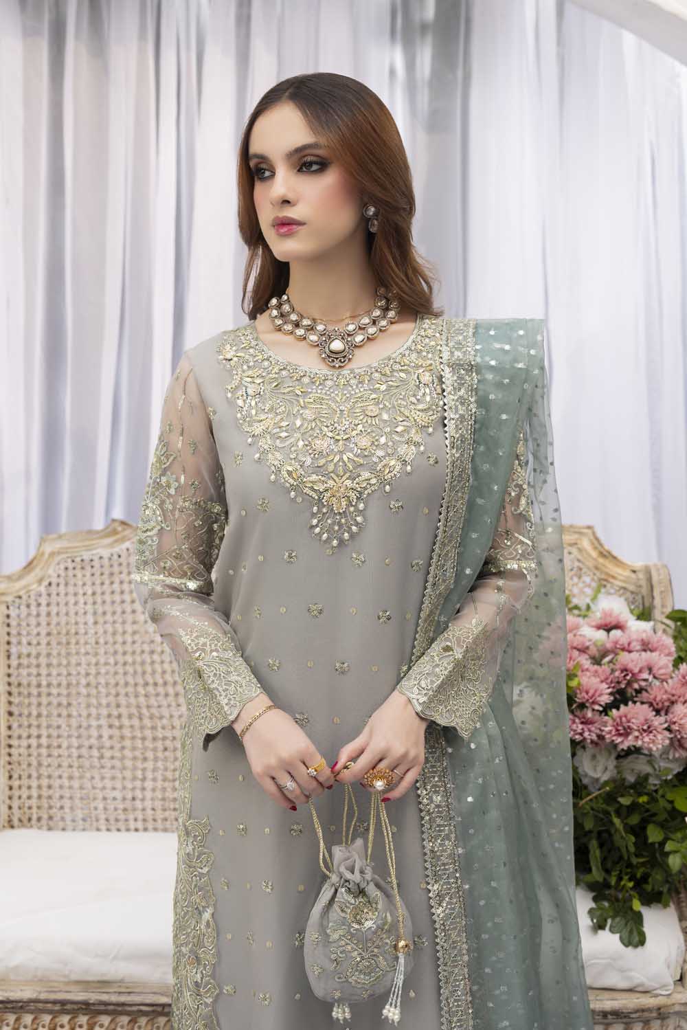 ZR-2571 | ICE-BLUE Zahra Rubab