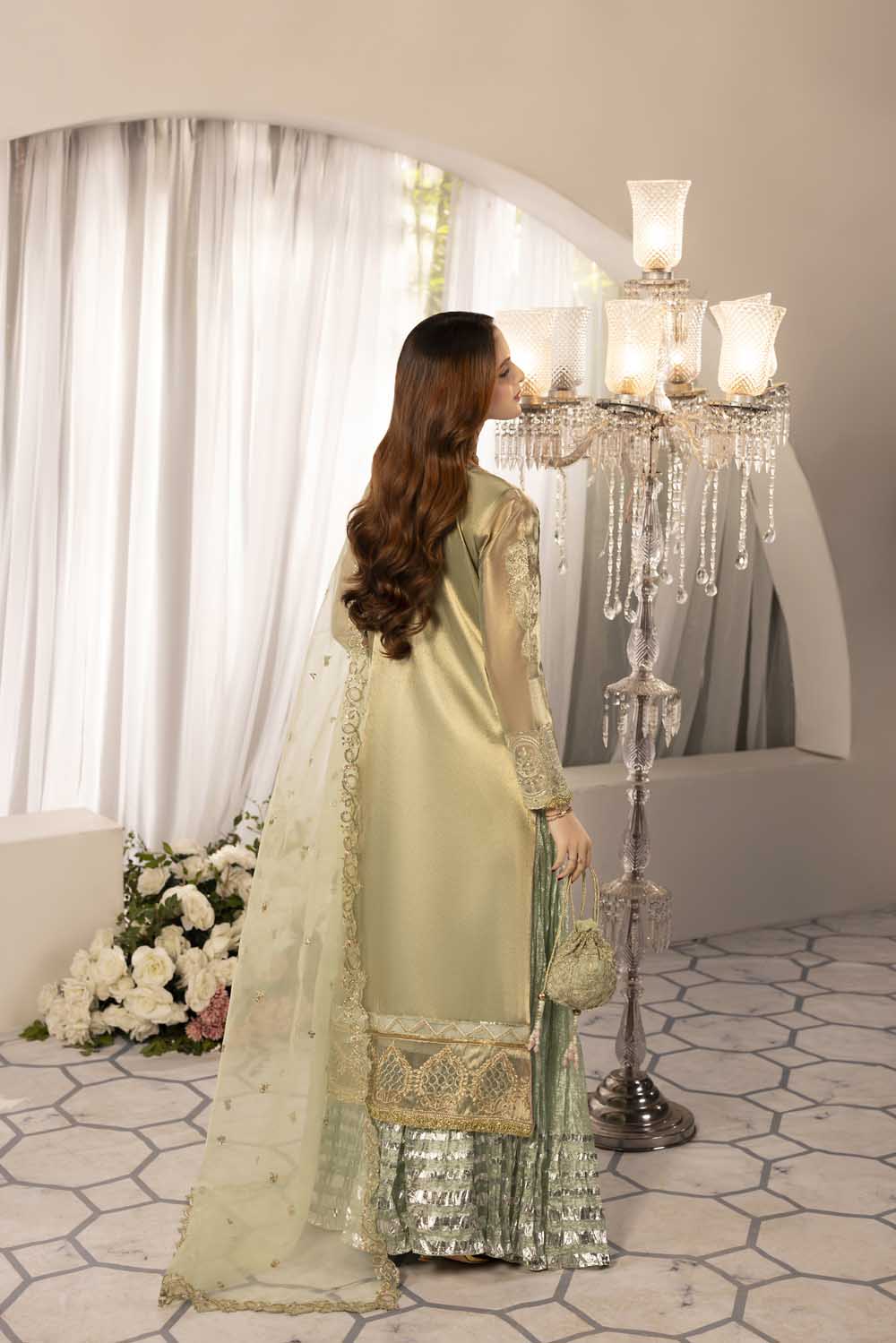 ZR-2573 | SAGE GREEN Zahra Rubab