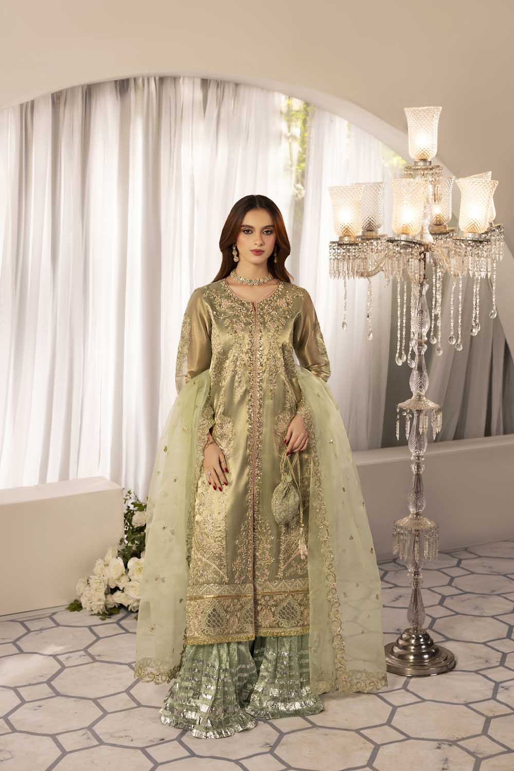 ZR-2573 | SAGE GREEN Zahra Rubab