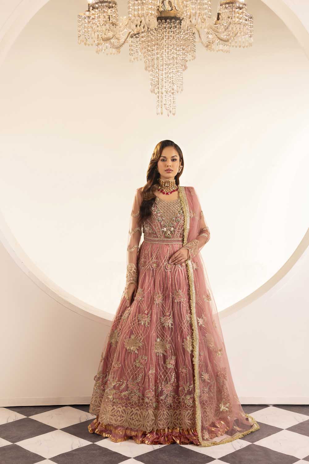 ZR-2586 | ROSE PINK Zahra Rubab