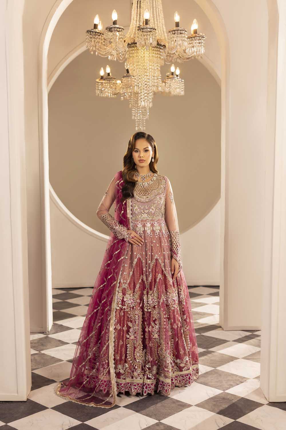 ZR-2588 | OMBRE PLUM Zahra Rubab