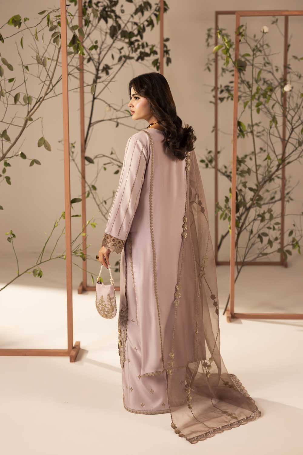 ZR-2608 | MAUVE PINK Zahra Rubab