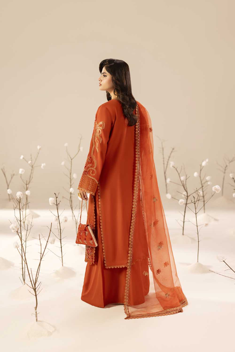 ZR-2610 | BURNT ORANGE Zahra Rubab